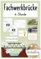 Vorschau - Arbeitsblätter - 6. Stunde: Die Fachwerkbrücke - Deckblatt