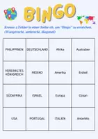 Vorschau - Spiele - Erdkunde mal anders: Bingo zu Ländern & Kontinenten - Seite 1