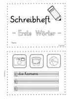 Vorschau - Arbeitsblätter - Schreibheft: Erste Wörter schreiben 1. Klasse - Seite 1