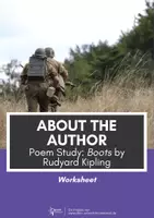 Vorschau - Arbeitsblätter - About the Author - profile research activity (Poem Study for Boots by Rudyard Kipling) - Deckblatt