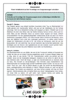 Vorschau - Test - Unfallbericht Klassenarbeit Unterrichtsmaterial Deutsch Klasse 6–8 Bericht schreiben Arbeitsblätter Bewertungsraster Musterlösung mit Lösungen - Deckblatt