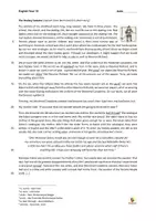 Vorschau - Arbeitsblätter - ZP 10 Writing - The Hockey Sweater (extract from Roch Carrier’s short story) - mit Musterlösungen - Deckblatt