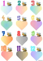 Vorschau - Lehrpläne/Lehrermaterial - Geburtstagskalender Bienen Klassentier / Klassenmaskottchen - Seite 3