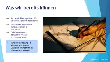 Vorschau - Stundenentwürfe - Grundkörper erstellen mit Solid Edge (Extrusion, Rotation) - Seite 3