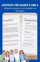 Vorschau - Arbeitsblätter - Lesetraining: Sachtexte und Geschichten für Klasse 5/6 - Deckblatt