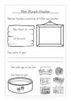 Vorschau - Arbeitsblätter - Haustiere Arbeitsblatt kostenlos - Seite 3