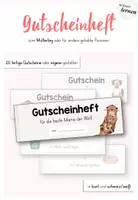 Vorschau - Anderer Materialtyp - Gutscheinheft zum Muttertag (fix-fertig/selbst gestalten) - Deckblatt