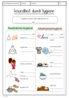 Vorschau - Arbeitsblätter - Hygiene - Domino mit Arbeitsblatt - Ernährung und Soziales ES - Seite 2