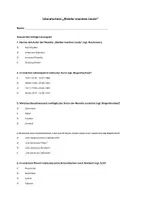 Vorschau - Arbeitsblätter - Literaturtest "Kleider machen Leute" - mit Lösungen - Deckblatt