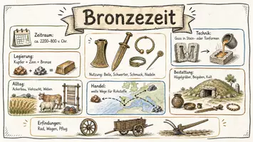Vorschau - Arbeitsblätter - Lernposter + Arbeitsblatt zum Thema "Bronzezeit" + Onlineübung & MP3 + Mindmap + Infografik - Seite 2