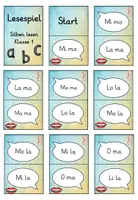 Vorschau - Spiele - Lesespiel - Silben lesen - Klasse 1 - Seite 3