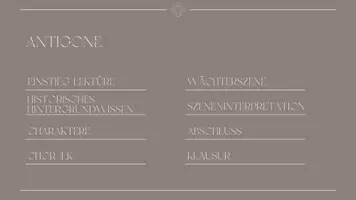 Vorschau - Präsentationen/Tafelbilder - Präsentation Sophokles - Antigone - Seite 1