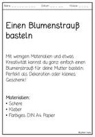 Vorschau - Mal- und Bastelvorlagen - Muttertagsgeschenk: Blumen für Mama – Blumentrauß aus Papier I Basteln Muttertag - Seite 2