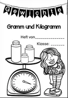 Vorschau - Arbeitsblätter - Gewichte (Gramm und Kilogramm) - Arbeitsblätter zu den Größen - Seite 1