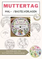 Vorschau - Mal- und Bastelvorlagen - Muttertagskarte-Drehscheibe - Bastelvorlage, editierbar - Deckblatt