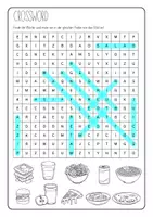 Vorschau - Arbeitsblätter - Food/At the restaurant - Suchsel (Freebie) - Seite 2