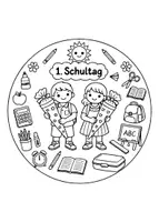 Vorschau - Mal- und Bastelvorlagen - Mandalas - Seite 1