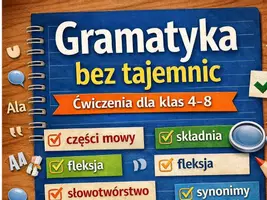 zapowiedź - Powtórka przed E8 - GRAMATYKA I JĘZYK + klucz - obwoluta