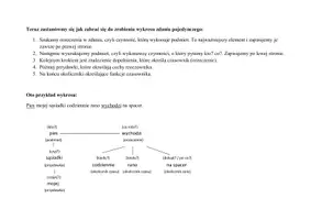 zapowiedź - Wykres zdania pojedynczego - karta pracy + klucz - strona 2