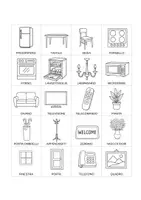 anteprima - Flashcard - Carte degli oggetti di casa per attività di logica - Pagina 1