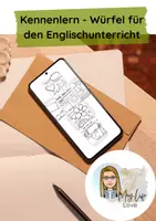 Vorschau - Mal- und Bastelvorlagen - Das bin ich- Kennenlernen im Englischunterricht - Deckblatt