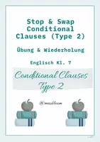 Vorschau - Arbeitsblätter - Übung Conditional Clauses Type 2 - Warm-Up - Deckblatt