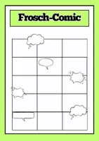 Vorschau - Arbeitsblätter - Zeichnungsauftrag Frosch-Comic - Seite 2