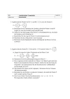 Vorschau - Klassenarbeiten - Klassenarbeit 13. Klasse Gymnasium GK (analytische Geometrie) -9- - Seite 1
