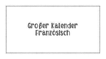 Vorschau - Spiele - Fuchsklasse großer Kalender (Monat) Französisch - Seite 2