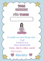 Vorschau - Arbeitsblätter - 🧘🏻♀️Yoga Urkunden⭐️ - Seite 3