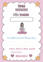 Vorschau - Arbeitsblätter - 🧘🏻♀️Yoga Urkunden⭐️ - Seite 2