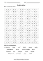 Vorschau - Spiele - Suchsel Frühblüher - 3 verschiedene Schwierigkeitsgrade - Deckblatt