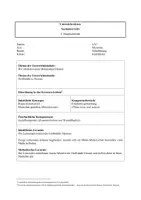 Vorschau - Stundenentwürfe - Unterrichtsentwurf "Großstädte in Hessen" 4. Klasse - Seite 1