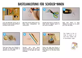 Vorschau - Mal- und Bastelvorlagen - Mein Sommer im Glas – Kreatives Bastelprojekt (Kl. 2-3) - Seite 3