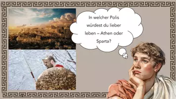 Vorschau - Stundenentwürfe - Antikes Griechenland - Kindheit in Athen und Sparta (Geschichte, Klasse 5/6) - Seite 3