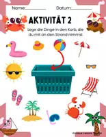 Vorschau - Arbeitsblätter - 10 Sommeraktivitäten-Blätter für den Kindergarten - Seite 2