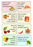 Vorschau - Arbeitsblätter - DAF DAZ Gesprächskarten A2 - Thema: Essen - Seite 2
