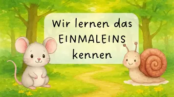 Vorschau - Präsentationen/Tafelbilder - Materialpaket Einmaleins für die digitale Tafel - Seite 1