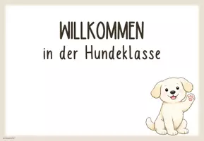 Vorschau - Mal- und Bastelvorlagen - Hundeklasse: Türschild & Beschilderung für den Klassenraum - Seite 3