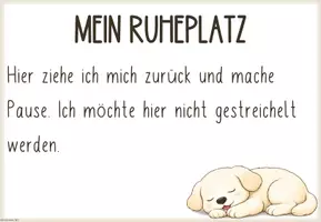 Vorschau - Fördermaterial/Inklusion - Wichtige Schilder rund um den Schulhund - Seite 1