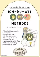 Vorschau - Arbeitsblätter - Ich Du Wir Methode Think Pair Share Unterrichtsmethode Classroom Management - Deckblatt