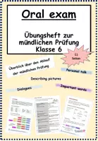 Vorschau - Arbeitsblätter - Oral exam - Übungsheft zur mündlichen Prüfung - Deckblatt