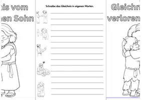 Vorschau - Arbeitsblätter - Das Gleichnis vom verlorenen Sohn - Seite 1
