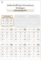 Vorschau - Arbeitsblätter - Materialpaket Halbschriftliches Rechnen ZR 1000 | 3. Klasse | Addition, Subtraktion, Multiplikation & Division | Strategien inkl. Lösungen - Seite 3