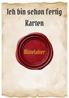 Vorschau - Stationenlernen - Ich bin fertig Karten - Mittelalter - Seite 1