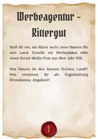 Vorschau - Stationenlernen - Ich bin fertig Karten - Mittelalter - Seite 2