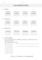 Vorschau - Test - Lernzielkontrolle Mathematik – 3. Klasse (ZR 1000) - Seite 3