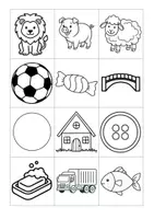 Aperçu - Feuilles d'exercices - Pack son ON - Memory + fiche de phonologie GS/CP - Page 1