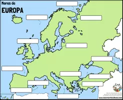 Vista previa - Manualidades / Dibujos para colorear - EUROPA Mares (mapas) - página 3