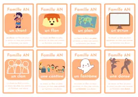Aperçu - Apprentissages en autonomie - Jeu de 7 Familles - sons semi-complexes - Page de couverture